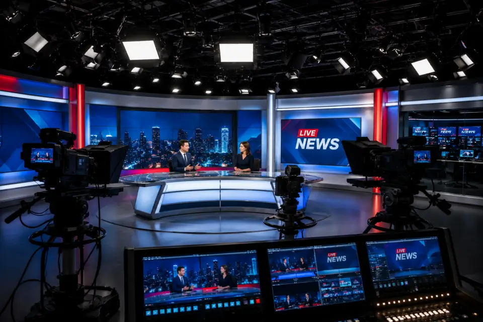 A television studio